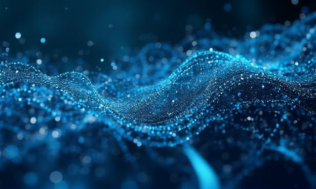 Visualización tecnológica de inteligencia artificial y datos